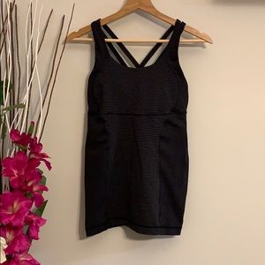 Lululemon Black Tank Sz 2